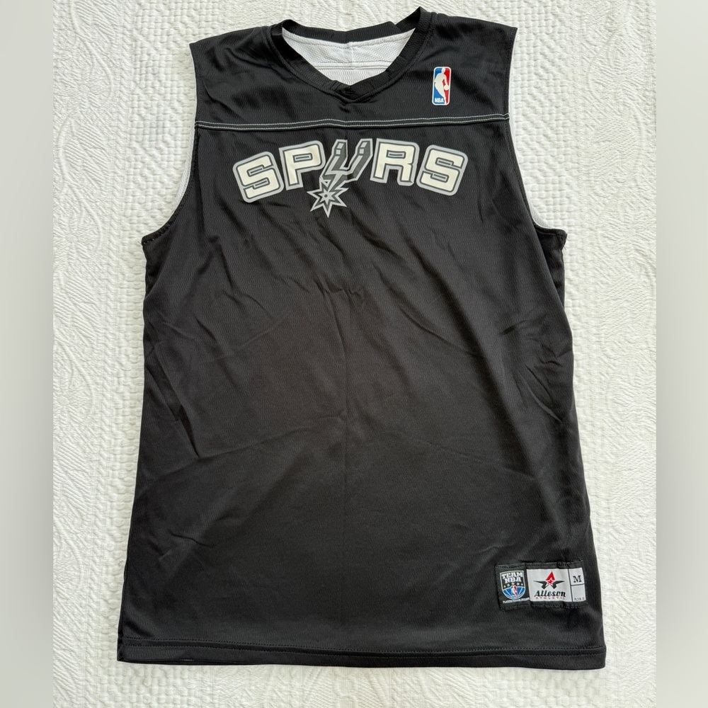 NBA San Antonio Spurs Reversible Jersey Sz Adult Med #1